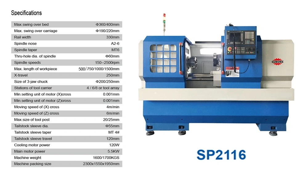 GSK/Fanuc/Siemens Automatic Horizontal CNC Lathe Frame Ck6136 Ck6140 Ck6150 Metal Torno Lathe Price with Electric Hydraulic 6/8 Station Tool Turret Lathe